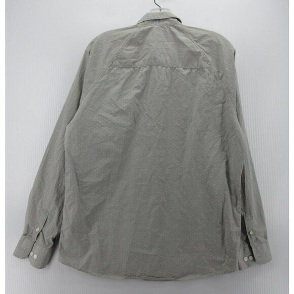 Nors e Projects Shirt Large Button Down Polka Dots Pocket Classic * - Picture 7 of 12